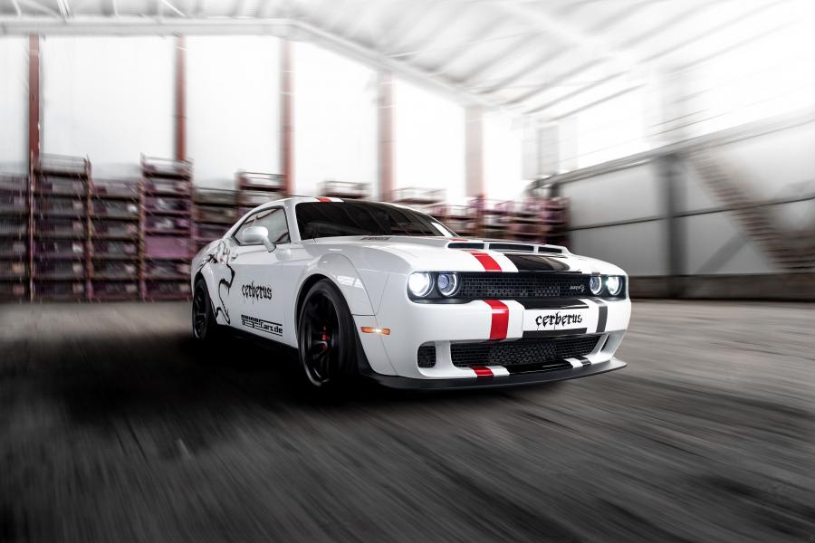  Dodge Challenger SRT Hellcat Cerberus by GeigerCars 2019 года  (фото 4 из 16)